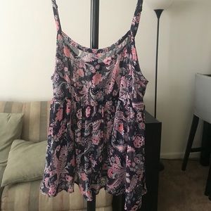 Torrid Babydoll Sheer Tank/Blouse
